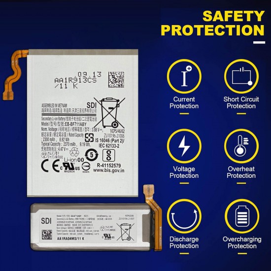 Safa Mobile Battery For Samsung Galaxy Z Flip 3 5G - 3300mAh