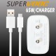 SAFA 65W Realme SuperVooc Super Fast Charger With Data Cable (White)