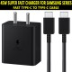 SAFA 45W Samsung Super Fast Charger With Data Cable (Black)