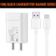 SAFA 18W Huawei Quick Charge Fast Charger With Data Cable (White) 