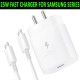 SAFA 25W Samsung Super Fast Charger With Data Cable (White)