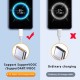 SAFA NARZO 65W SUPERVOOC USB TYPE C SUPER FAST CHARGING CABLE (1M, White,Orange)