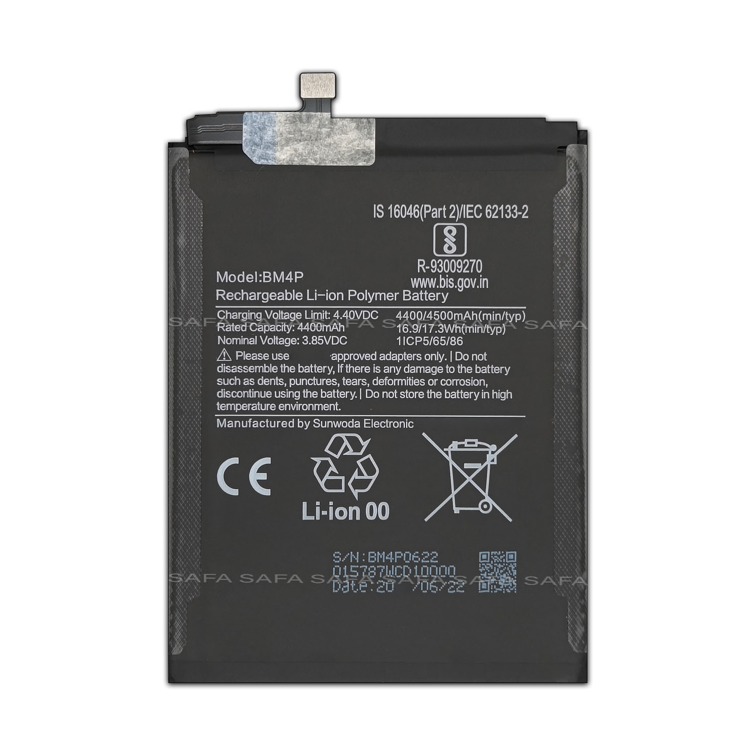 safa mobile battery for asus zenfone max pro m1