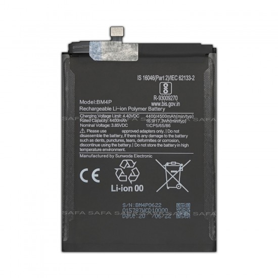 Safa Mobile Battery For POCO X2 - 4500mAh