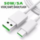 SAFA 50W_5A SUPER FAST CHARGING CABLE TYPE C SUPPORT VOOC, DART, DASH, FLASH, TURBO