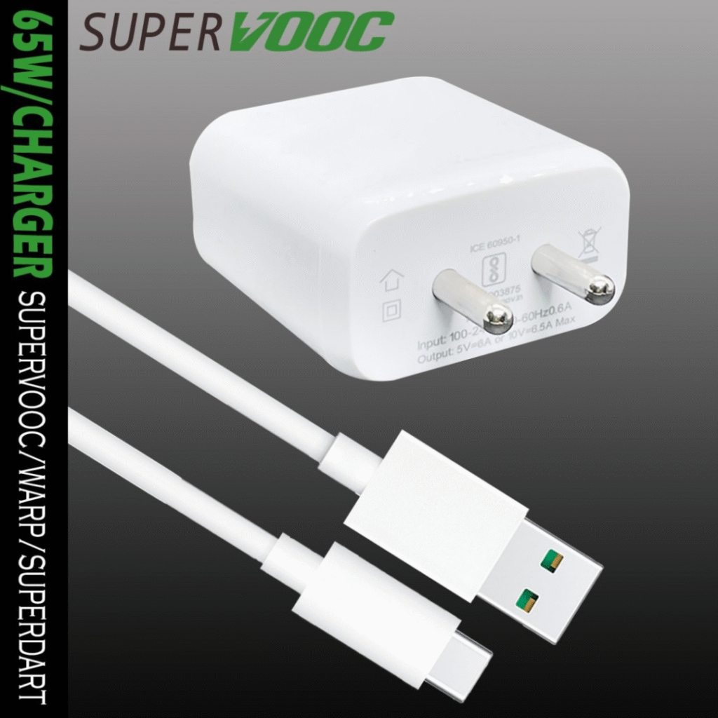 Oppo 65W SuperVOOC Charger With Cable – Safa