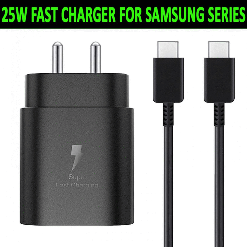 Samsung 25W Charger With Data Cable – Safa
