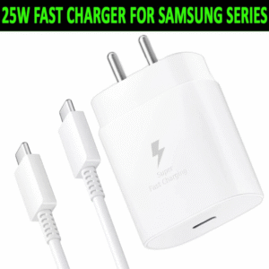 Samsung 25W Charger With Data Cable White – Safa