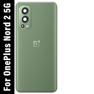 Safa Oneplus Nord 2 5G With Camera Glass Back Panel (Green Woods)